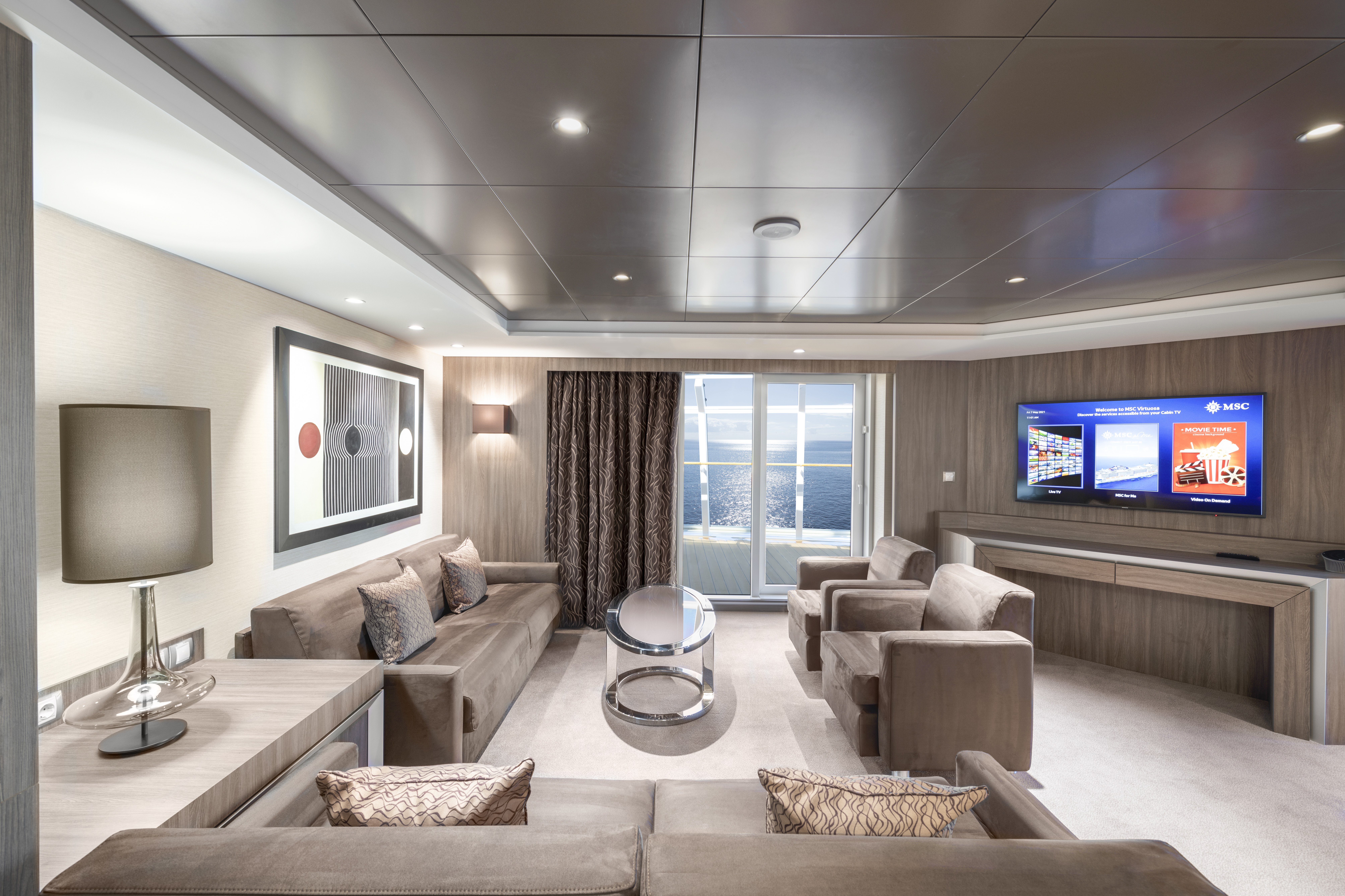 What do you get in a cruise cabin for free